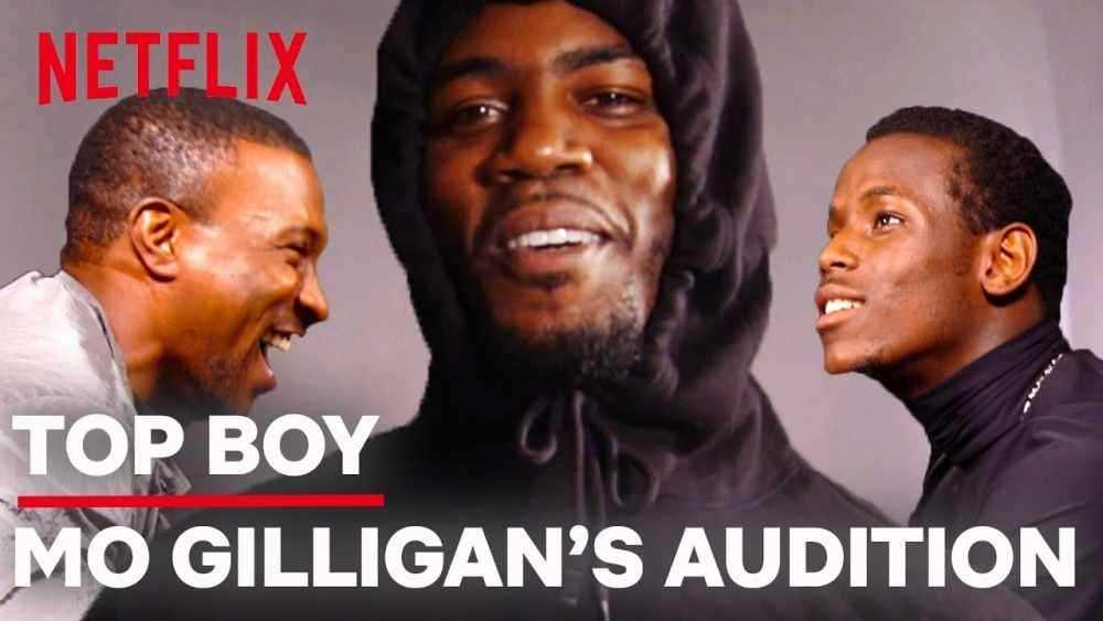 Mo Gilligan auditions for Top Boy's Ashley Walters and Michael Ward Photograph