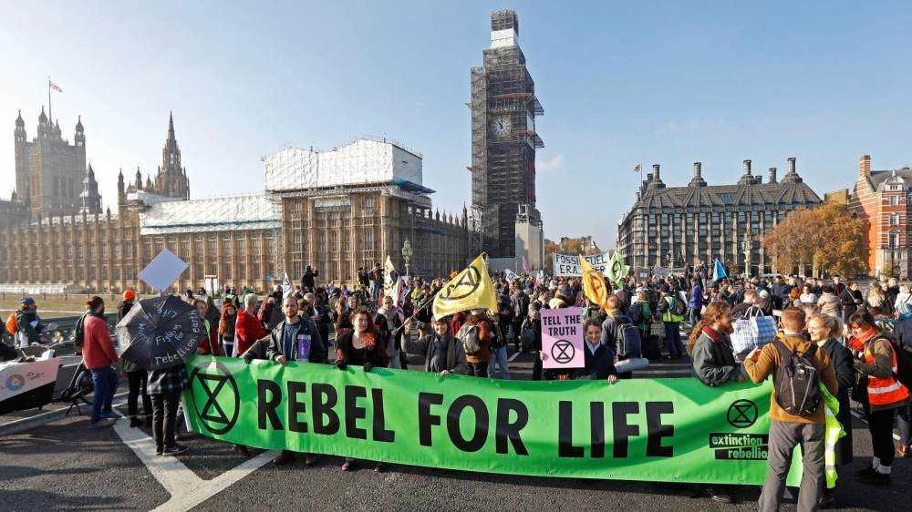 Over 250 arrests made during  Extinction Rebellion protests Photograph
