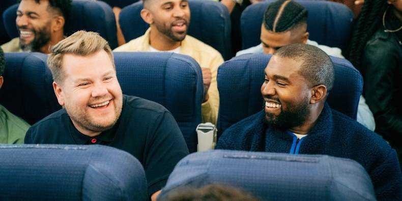We have to admit that Kanye West's 'Airpool Karaoke' special is wavey! Photograph