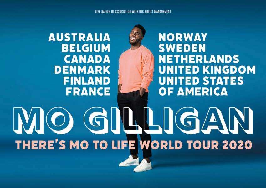 Mo Gilligan announces 2020 World Tour Photograph