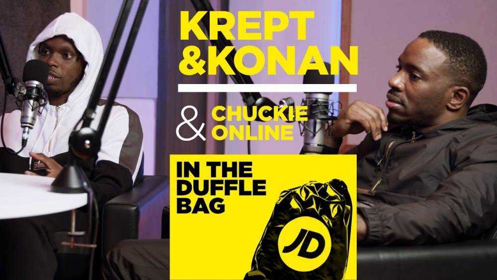 Krept & Konan join Chuckie Online for 'In The Duffle Bag' Photograph