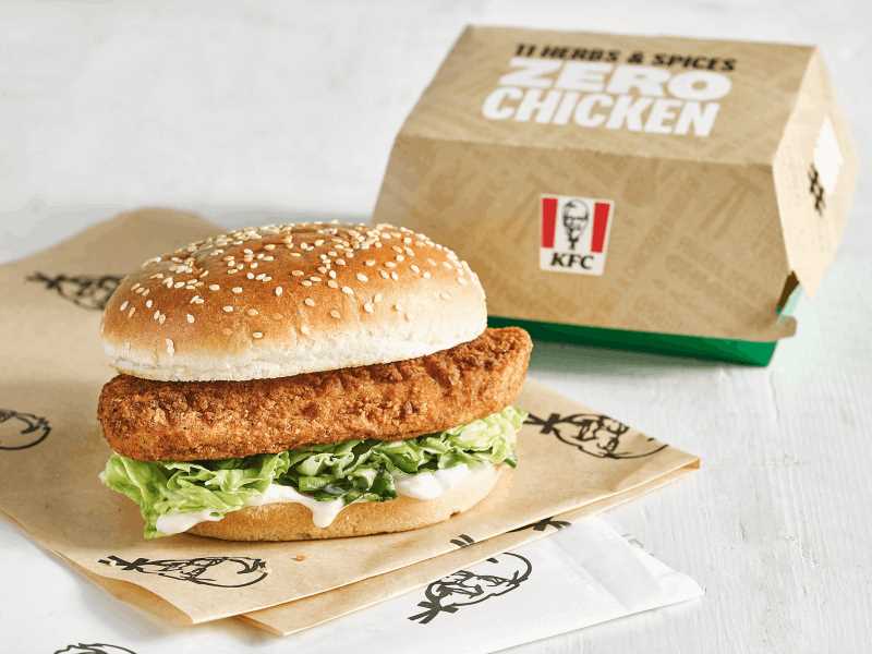 KFC officially launches vegan burger in all UK stores Photograph