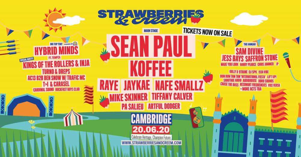 Who's seen the line-up for this year's Strawberries & Creem Festival Photograph