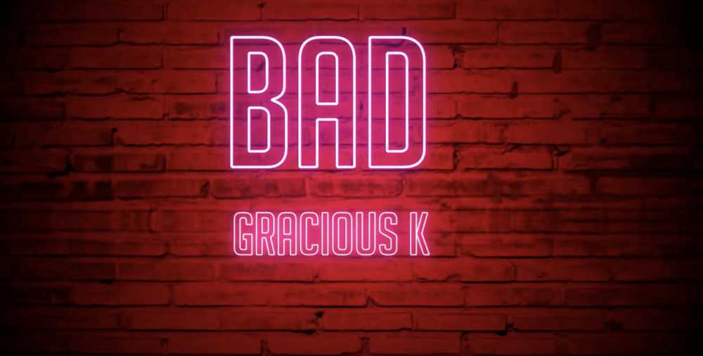 NEW @Graciouskisay drops brand new track 'Bad' Photograph