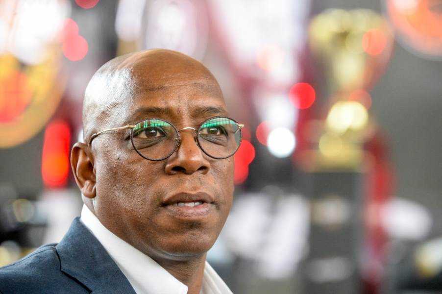 Ian Wright fighting back against racial abuse on social media Photograph