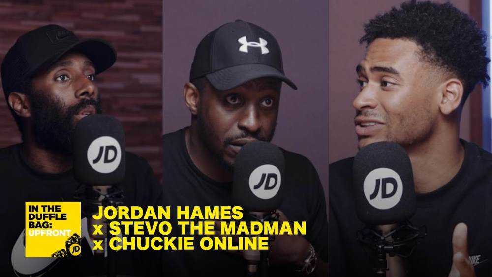 Jordan Hames and Stevo The MadMan join Chuckie for the latest 'JD in the Duffle Bag: Upfront' episode  Photograph