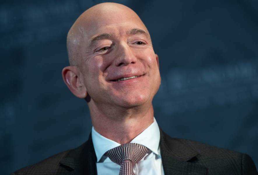 Jeff Bezos’ wealth increases by £10bn in just one day Photograph