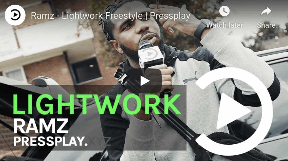 Ramz returns and outlines his intent on 'Lightwork Freestyle' Photograph