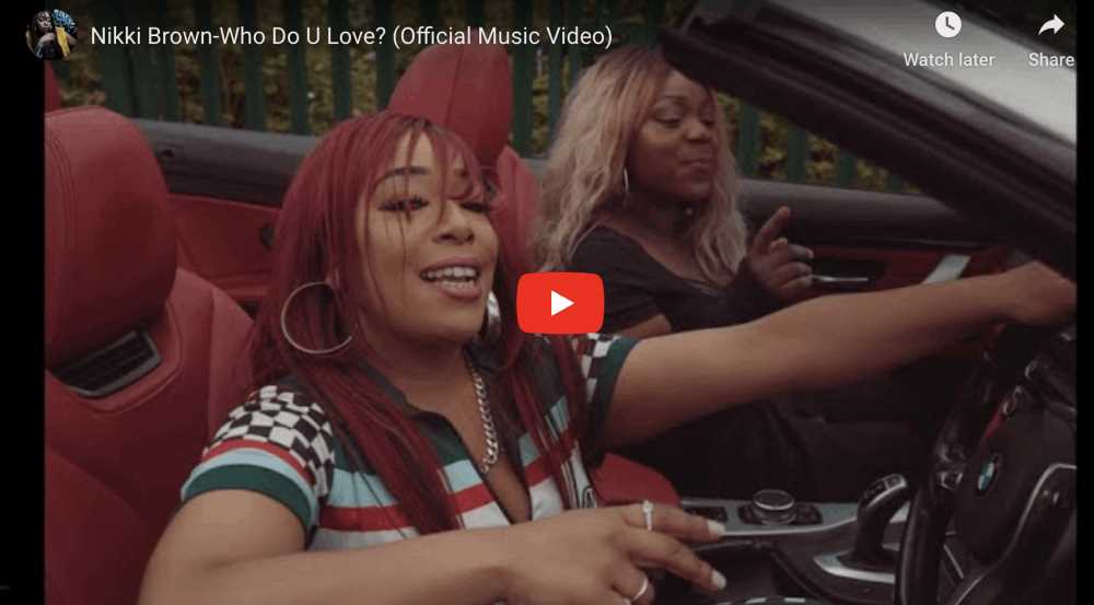 Nikki Brown lands with visuals to 'Who Do U Love?' and 'It's Over' Photograph