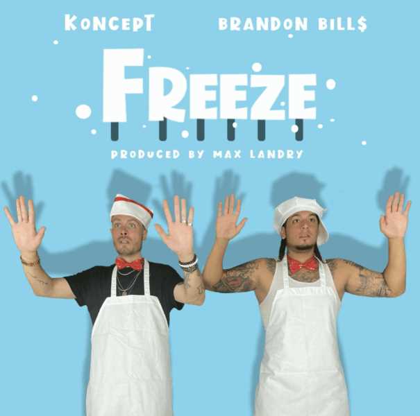 Koncept and Brandon Bills join forces for 'Freeze' Photograph