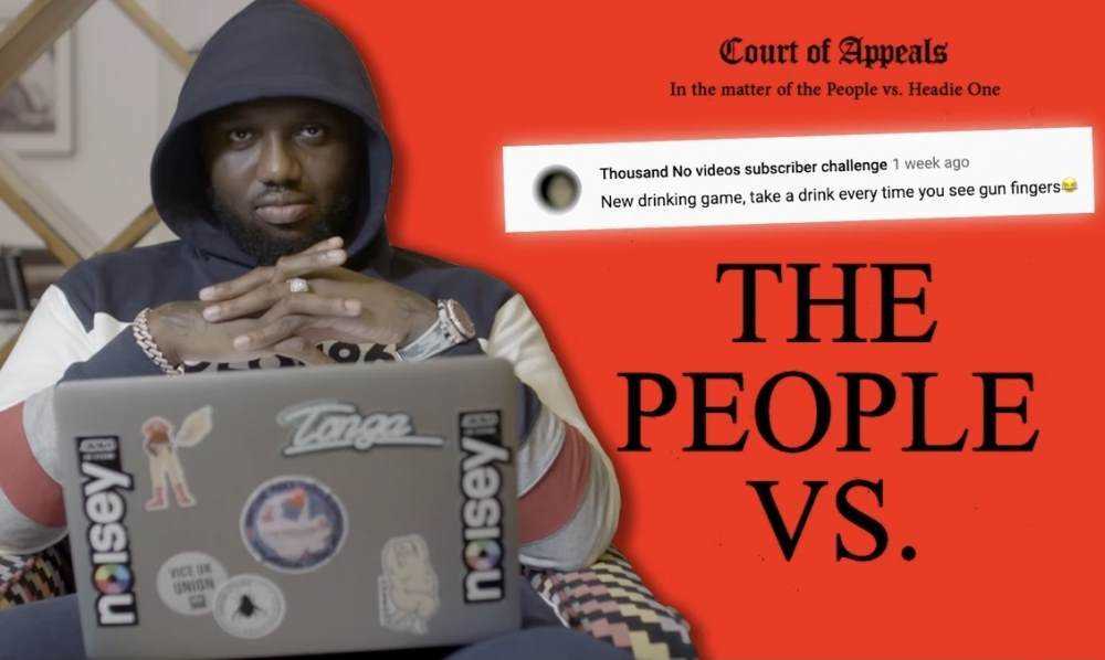 Headie One responds to YouTube comments with Noisey in comical 'The People Vs.' Photograph