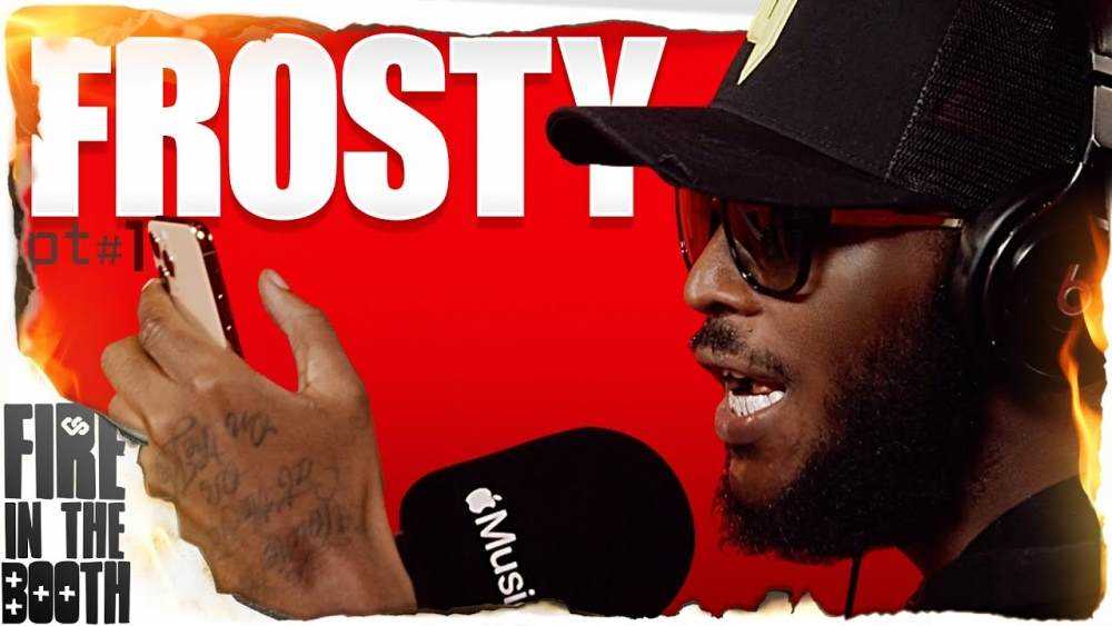 Frosty delivers 'Fire In The Booth' with Charlie Sloth  Photograph