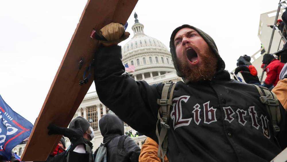 Trump supporters breach the capitol along with the integrity of modern democracy  Photograph