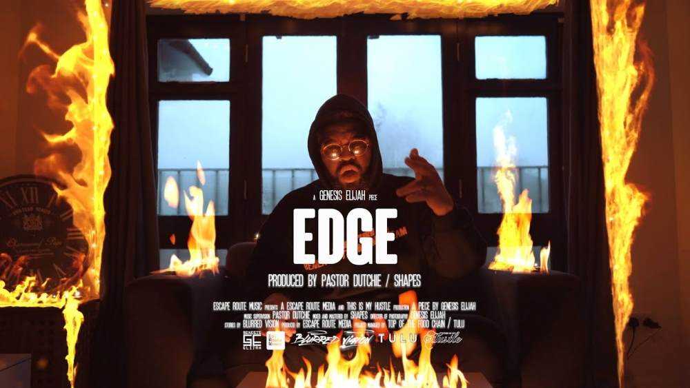Genesis Elijah brings the fire to his front room  on 'Edge' Photograph