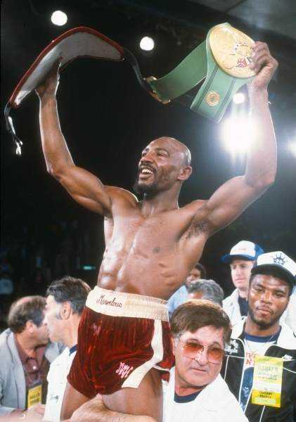 Former middleweight  champion Marvin Hagler dies at age 66 Photograph