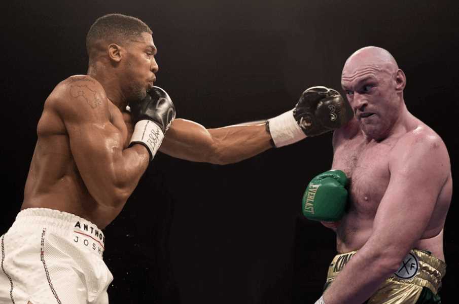 Anthony Joshua and Tyson Fury sign contracts for £200m mega-fight  Photograph