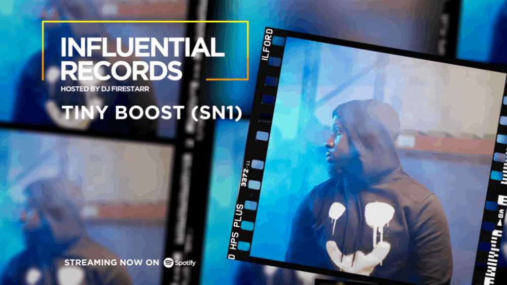 Tiny Boost joins DJ Firestarr on the latest episode of 'Influential Records' Photograph