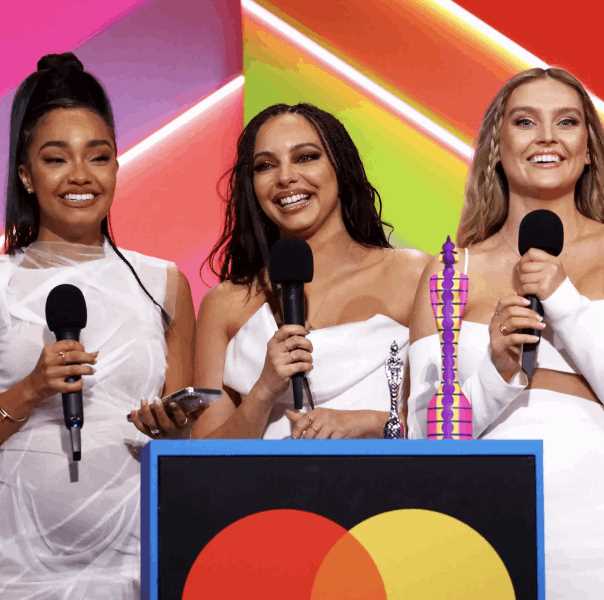 Little Mix won best British group at the BRIT awards ceremony, marking them as the first ever female group to win the award  Photograph