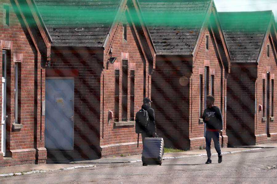 Asylum seekers win High Court case against Home Office over 'squalid' army barracks accommodation  Photograph