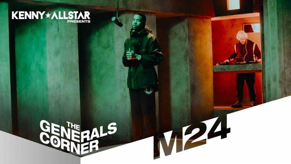 M24 shells down Kenny Allstar's brand-new freestyle series 'The Generals Corner' Photograph