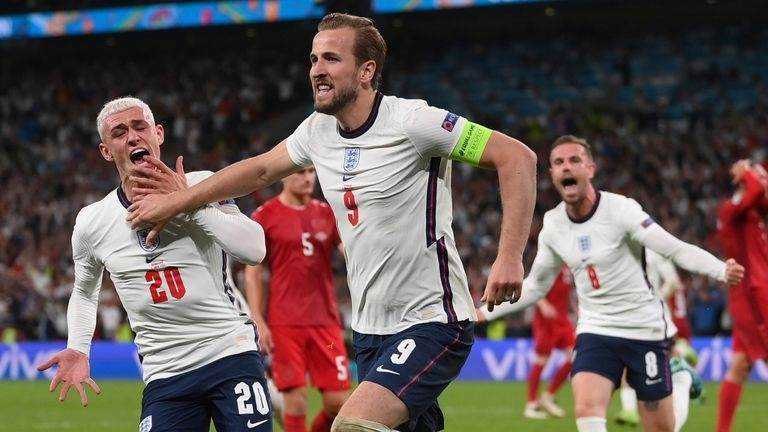 England through to first final since 1966 after beating Denmark in Euro 2020 semi final!  Photograph