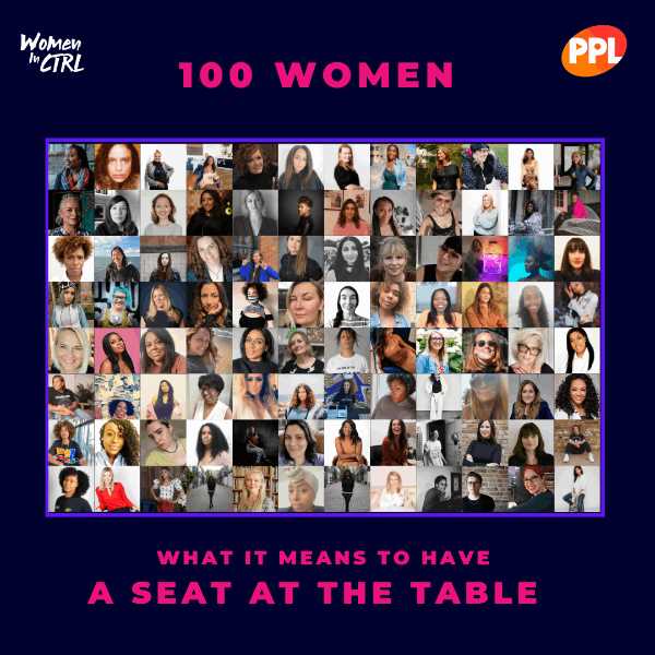 Women In Ctrl and PPL have joined forces by releasing the second #SeatAtTheTable report  Photograph