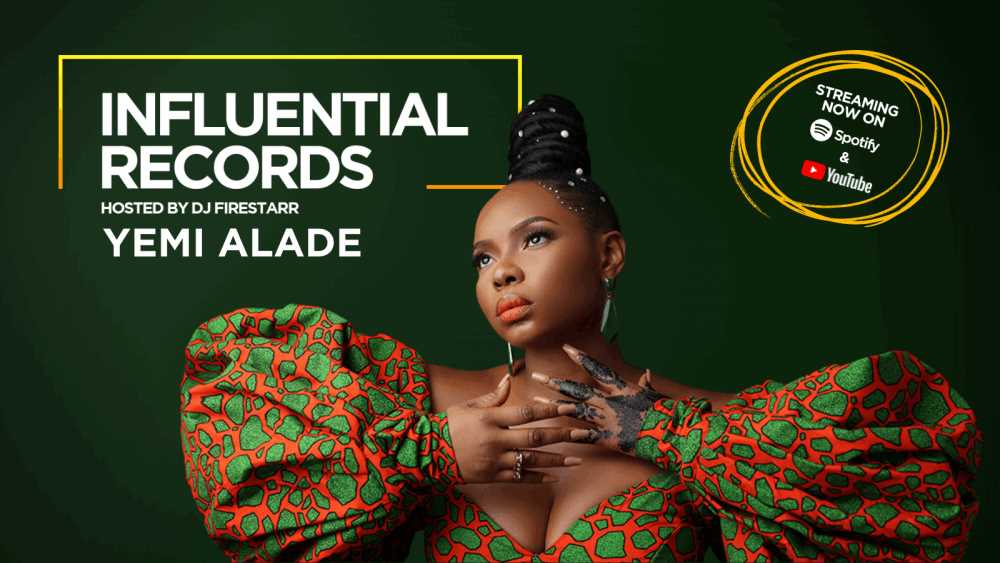 DJ Firestarr chats to Yemi Alade on latest episode of 'Influential Records' Photograph