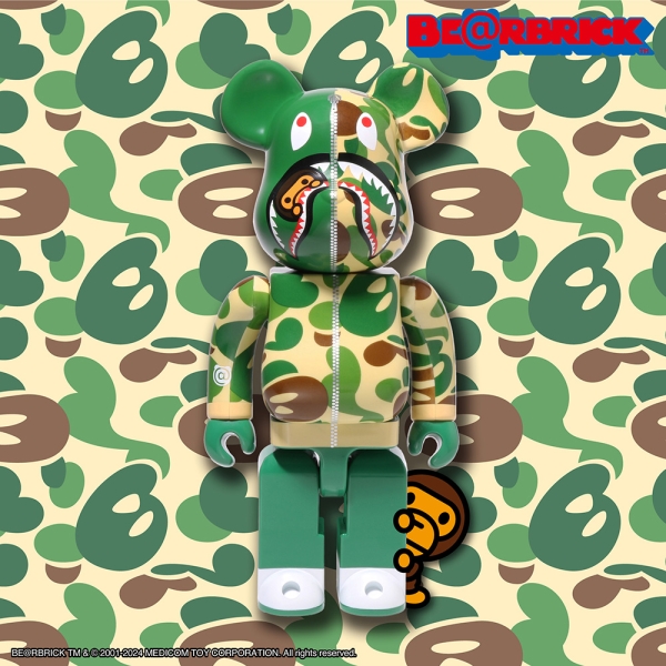 BAPE And MEDICOM TOY Link Up Again For Limited Edition Bearbrick Figure Photograph