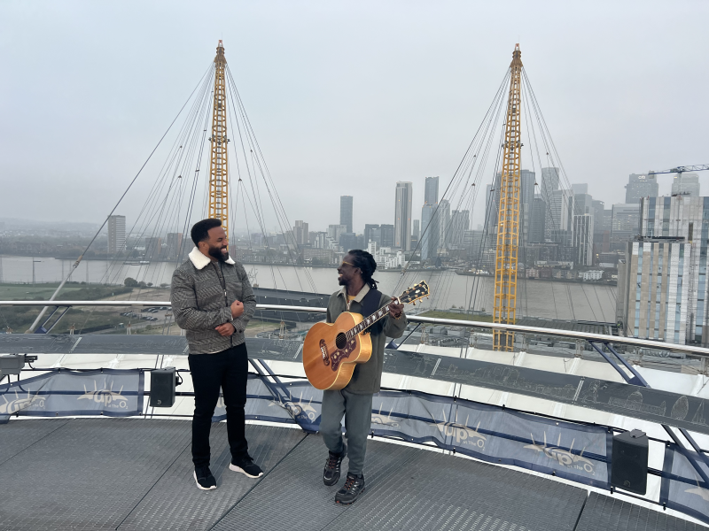 Craig David Takes His Latest Performance To New Heights On The O2 Roof Photograph